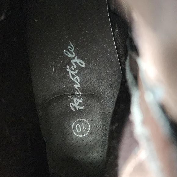 Herstyle Spazzo Heel Dark Brown Boots Women Size 10 - Picture 11 of 11